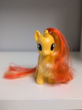 My Little Pony G4 Sunset Shimmer brushable Hair 3" Collectible MLP 2010 Hasbro